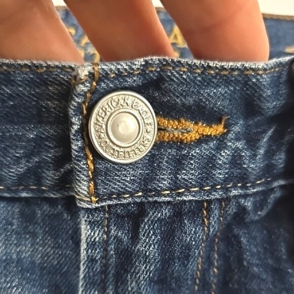 American Eagle Outfitters Men's Blue Faded Slim Straight Leg Jeans Size 30 - Picture 6 of 13